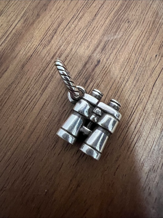 Brighton Jewelry - Silver Binoculars Charm Pendant